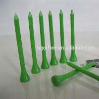 70mm ( 2 3/4") plain colorful golf tees in high quality