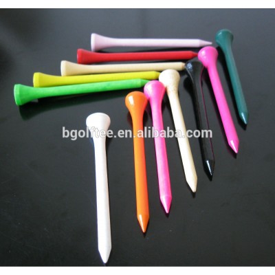 Supper quality unique colored bamboo golf tees