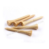 Natural bulk bamboo golf tees pegs golf tees bamboo batting